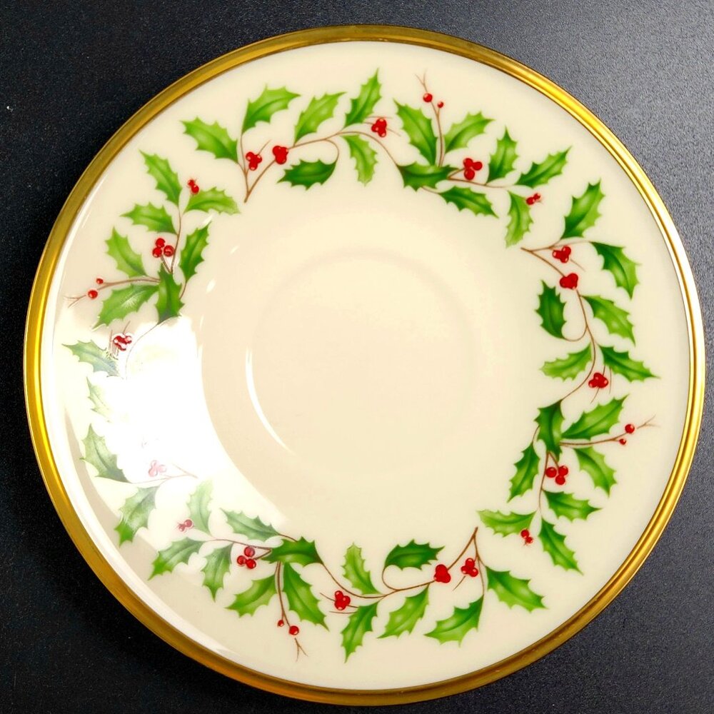 Vintage - Saucer Holiday (Dimension) by Lenox - 6" Diameter